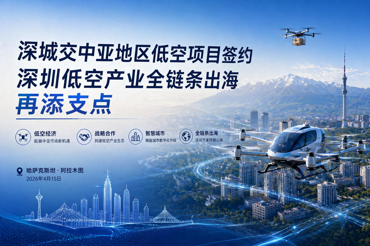 SUTPC Signs Low-Altitude Project in Central Asia, 